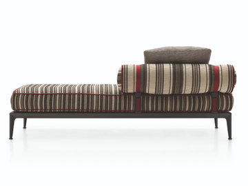 RIBES - Fabric sun lounger by B&B Italia Outdoor - view 3